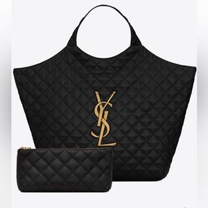 MAXI SHOPPING BAG WITH TOGGLE CLOSURE